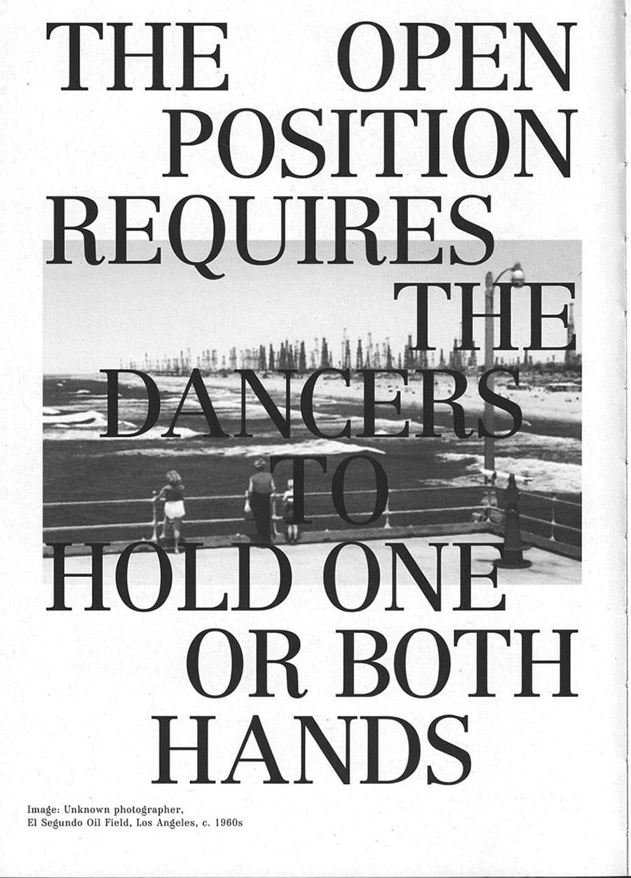 The Beginning of Forms - Dancers to Hold One or Both Hands